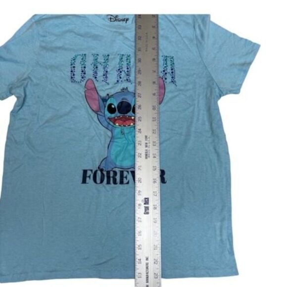 Disney Lilo &‎ Stitch Juniors Ohana Family Graphic T-Shirt World Park Hawaiian - Picture 2 of 7